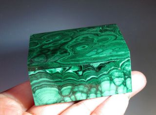 2.  1 " Large Hand Carved Malachite Jewelry Box Lapidary Carving Gift 6517