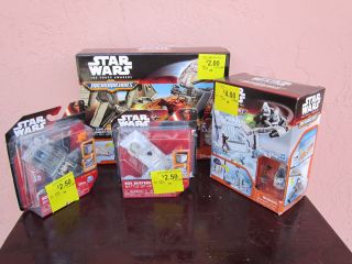 4 Star Wars Micromachine Toys/action Figures By Owner
