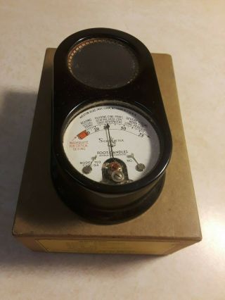Weston Electric Sight Meter Model 703 Type 3a 75 Foot Candles Box