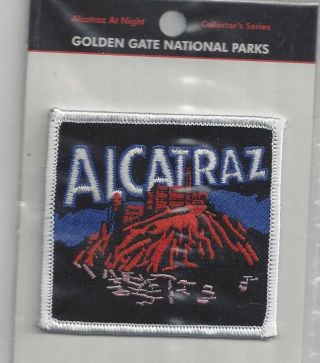Alcatraz At Night Golden Gate National Parks Souvenir Patch