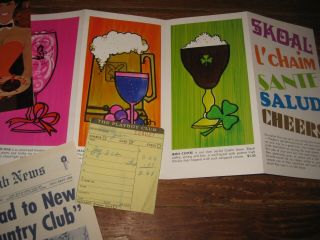 1968 PLAYBOY CLUB ATLANTA GA.  BOOKLET MENU NEWSLETTER Bunny PIC napkins 5