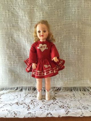 Vintage 1950’s Mary Hartline Circus 7.  5 " Doll
