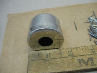 Vtg Victor Victrola VV X Upright Phonograph Parts Nickel Needle Cup w/ Needles 7