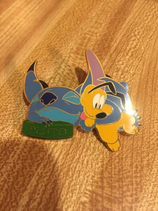 Disney Pin Stitch And Pluto Limited Edition