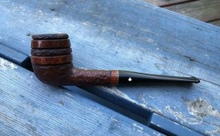 Vintage Kaywoodie Standard Carved Smooth Billiard Tobacco Smoking Estate Pipe