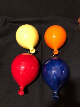 Set Of 4 Vintage Balloon String Holders