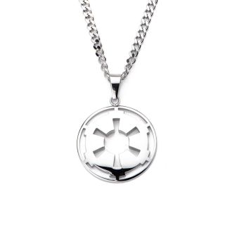 Star Wars Imperial Crest Stainless Steel Pendant Necklace