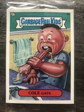 Garbage Pail Kids All Series 3 Bonus Card B5 Cole Gate Vhtf Gpk Ans 3