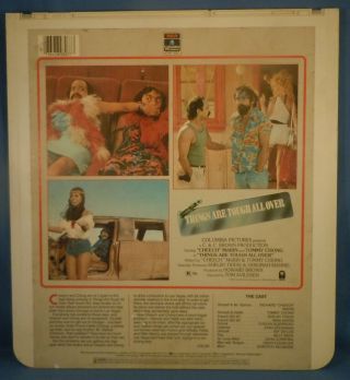 RCA CED VIDEODISC - THINGS ARE TOUGH ALL OVER with Cheech & Chong 2