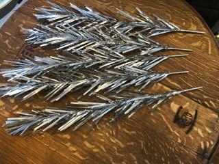 Vintage Aluminum Christmas Tree Branches Only 5 Branches 15 " Long Replacement