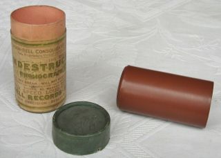 Edison - Bell Indestructible Phonograph Cylinder Record The Tally Ho Trio