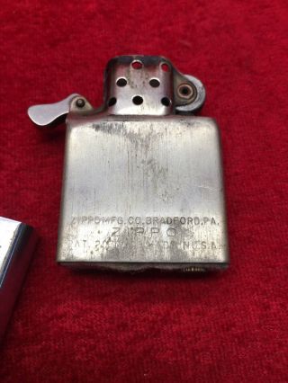 RARE Vtg Town & Country Zippo Lighter DOG - Patent 2032695 Great Order 8
