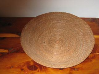 Vintage Tarahumara Large Red Pine Needle Winnowing Basket
