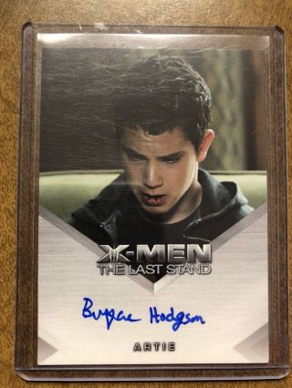 Bryce Hodgson As Artie 2006 X - Men: The Last Stand Autograph Card Auto