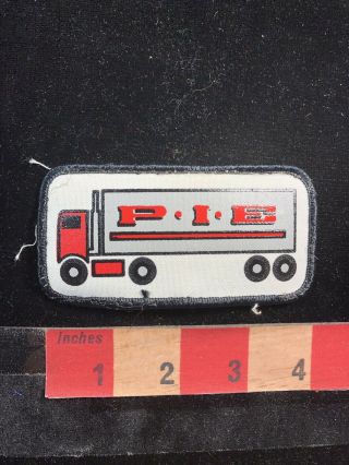 Vintage P I E Pie Pacific Intermountain Express Truck Trucker Patch 95n6