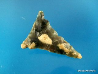 Fine Authentic Colorful Kentucky Moss Agate Hardaway Point Arrowheads