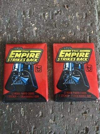 Topps 1980 Star Wars Empire Strikes Back Series 1 2 Wax Pack