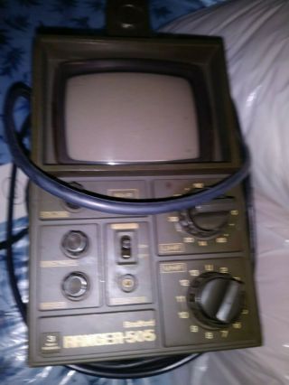 Vintage Panasonic Ranger 505 Solid State Portable Analog Tv Vhf Uhf