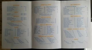 vintage menu,  Mc ' s Golden Goose Cafe,  Seattle,  Smith Tower,  1940 ' s ephemera 3