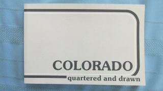 Colorado Quartered & Drawn Section & Sketch Book - Natives & Mining Towns - Cowboys