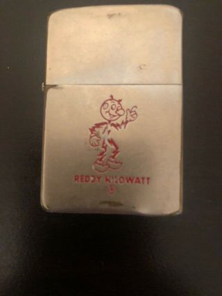 Vintage Reddy Kilowatt Zippo Cigarette Lighter Pat.  2517191