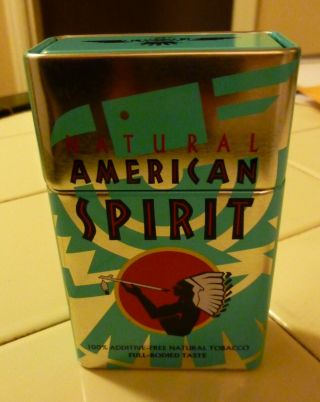 6x Natural American Spirit Cigarette Tins  Collectable Stash Box 2