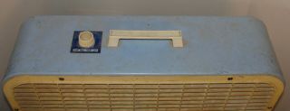 vintage blue KMART by LAKEWOOD - - - - - - - - - - 3 speed BOX window FAN - - - - - - - - 20 