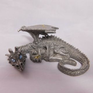 Sweet Dreams Dragon Princess Pewter Figurine Rawcliffe Us Made Missy Leigh