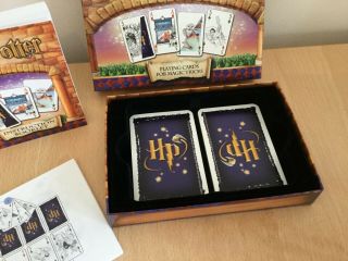 2001 HARRY POTTER PLAYING CARDS FOR MAGIC TRICKS RARE CARTA MUNDI 2