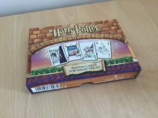 2001 HARRY POTTER PLAYING CARDS FOR MAGIC TRICKS RARE CARTA MUNDI 3