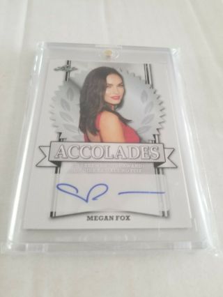 2017 Leaf Accolades Megan Fox Auto Card