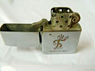 Vintage Zippo Lighter Ready Kilowatt Pat.  2032695 5