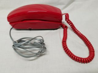 Vintage COBRA Push - Button RED Wall Phone (PHONE) 2