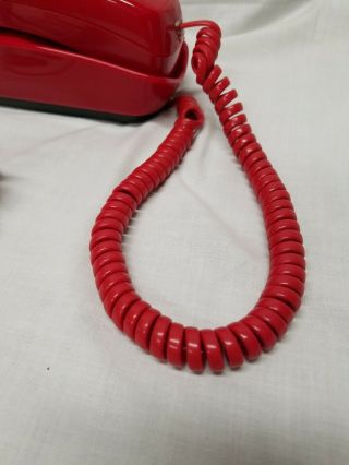 Vintage COBRA Push - Button RED Wall Phone (PHONE) 4
