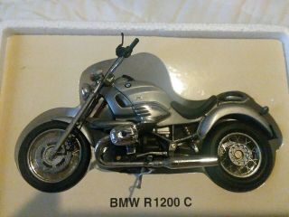 Bmw R 1200 C Motorbike Model 80439423072 Scale 1:18 Dealer Edition / Silver