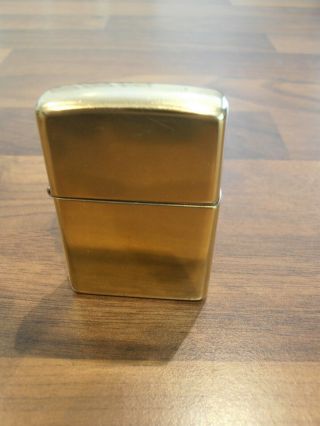 Vintage Brass Zippo Lighter 1999