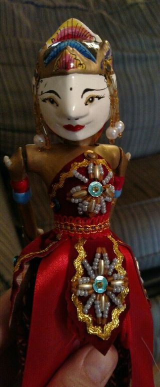 INDONESIAN WAYANG GOLEK Stick Rod Puppet Doll Sembawati 4