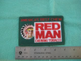 Vintage Red Man Chewing Tobacco Racinguniform Patch
