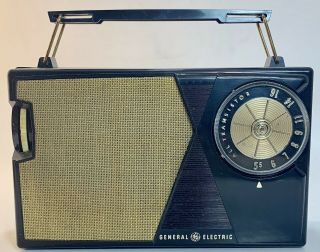 Vintage Ge Model P - 807j Transistor Radio