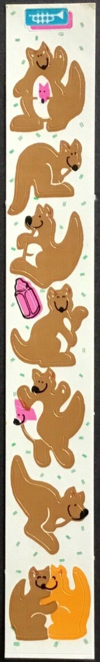 Vintage Stickers - Cardesign Toots - Kangaroos - Dated 1983