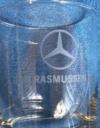 Vintage Mercedes Logo Glass Vodka Whiskey Shot Cup Drinking Ware Home Bar 2