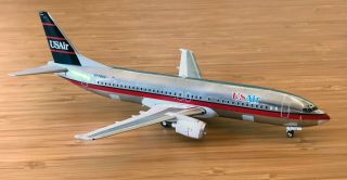Phoenix Models 1:200 Usair 737 - 400 Polished Metal
