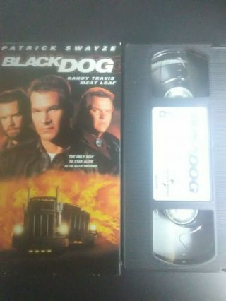 1998 - (black Dog) - " Patrick Swayze " -  - Vhs Movie