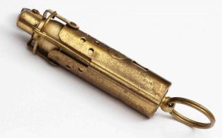 Unusual Vintage Brass Trench Lighter 5