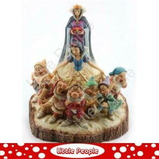 Jim Shore Wood Carved Snow White Figurine Disney Traditions