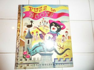 Puss In Boots,  A Little Golden Book,  1952 (vintage; Children 