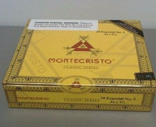 Montecristo 20 Especial No.  3 - Classic Series Cigar Box -