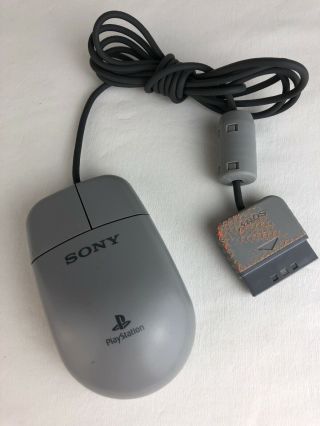 Official Sony Playstation 1 Ps1 Mouse Accessory Scph - 1090