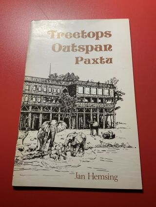Treetops Outspan Paxtu Jan Hemsing 1976 1970s Kenya Menu Vintage Booklet