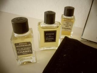 CHANEL miniatures - Nr 5,  Nr 19,  Coco,  2x Cristalle,  Pour Monsieur x 6 perfumes 2